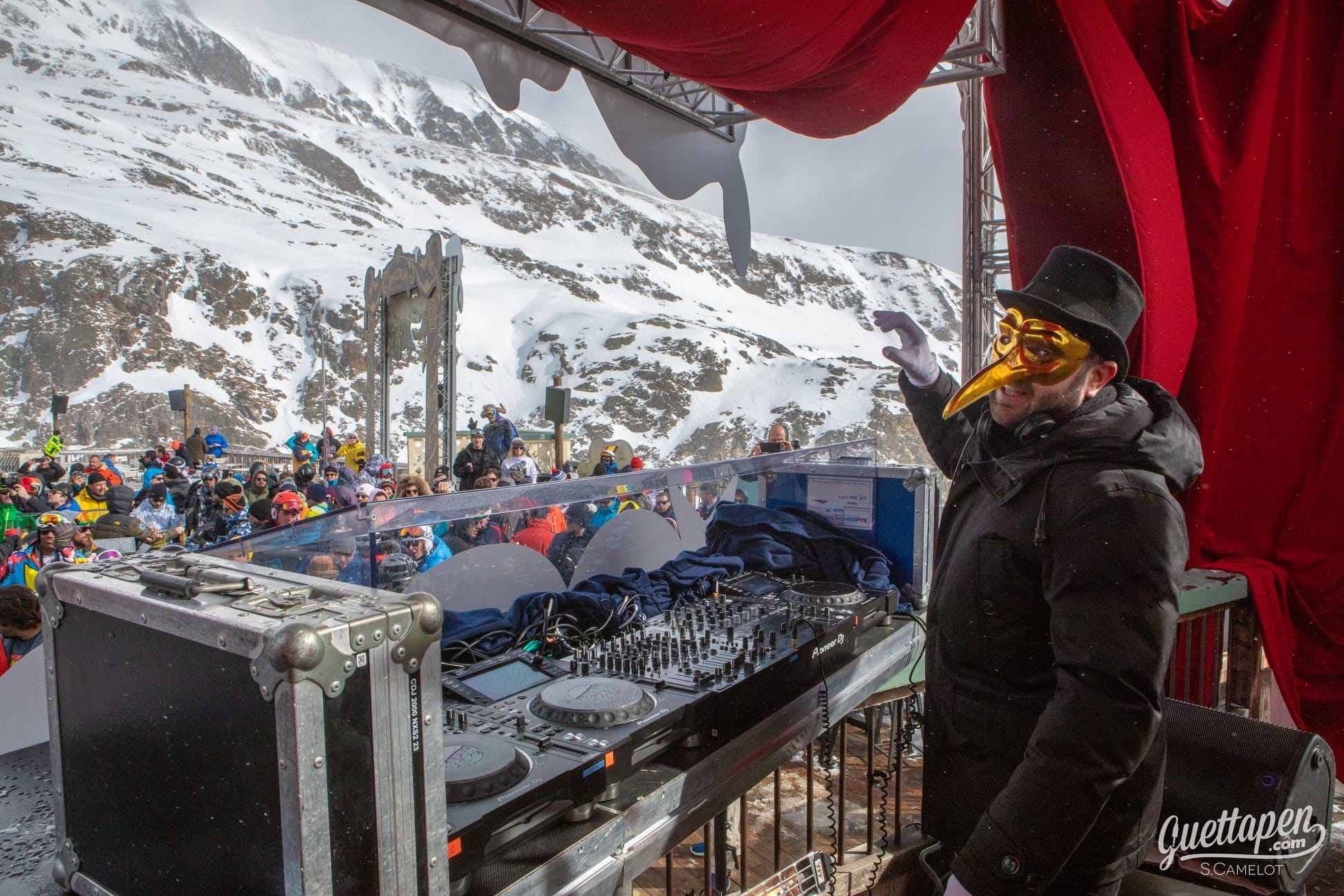 Claptone à Tomorrowland Winter 2019 / Source : Guettapen | Seb Cam