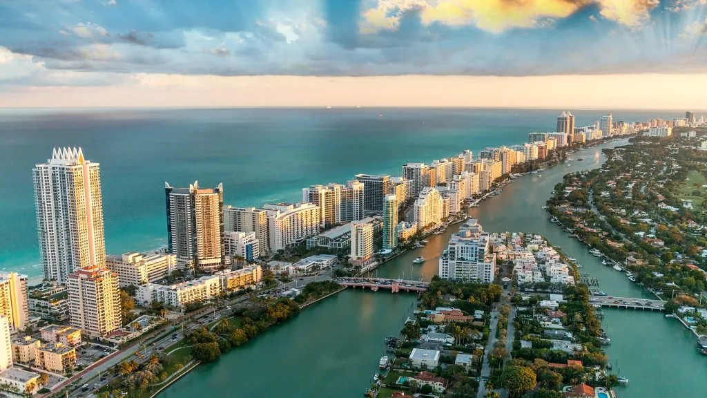 Photo de Miami où se déroule la Miami Music Week