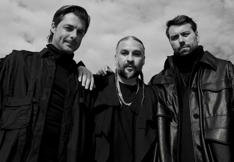Photo noir et blanc de la Swedish House Mafia