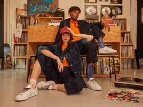 Publicité adidas sneaker x Ed Banger Records