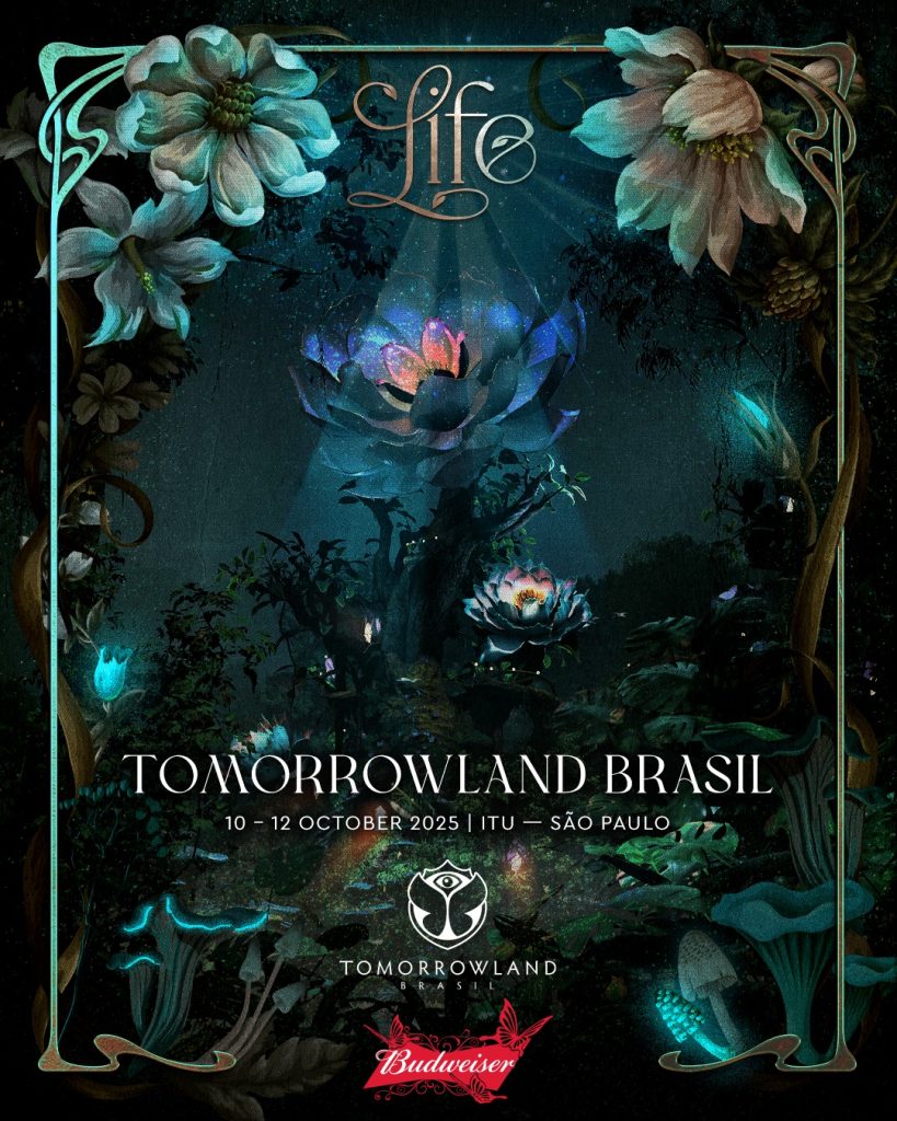 Affiche promotionnelle de Tomorrowland Brésil 2025