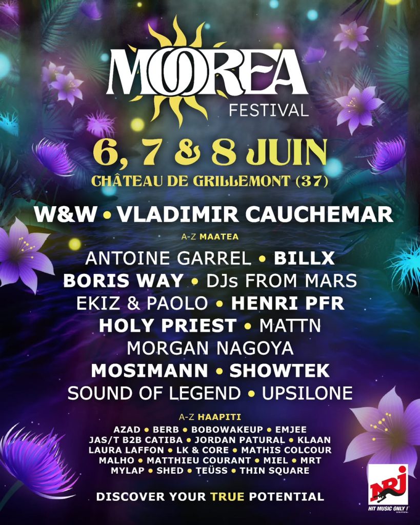 Line up Moorea Festival 2025