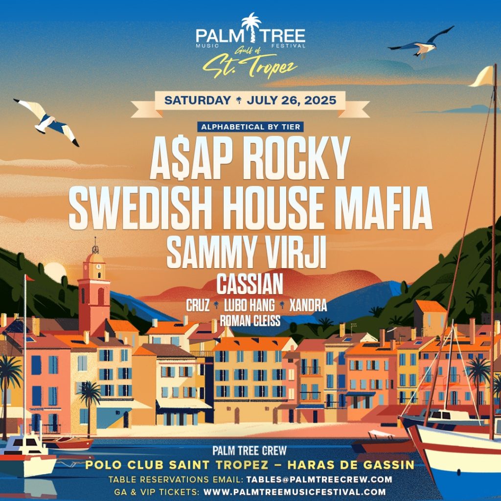 Line up Palm Tree Festival à Saint-Tropez