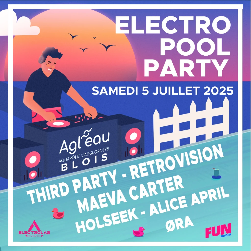Affiche de l'évènement Electro Pool Party 2025