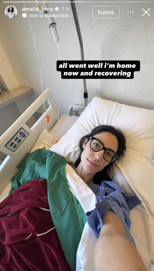 Screenshot du profil instagram d'Amelie Lens