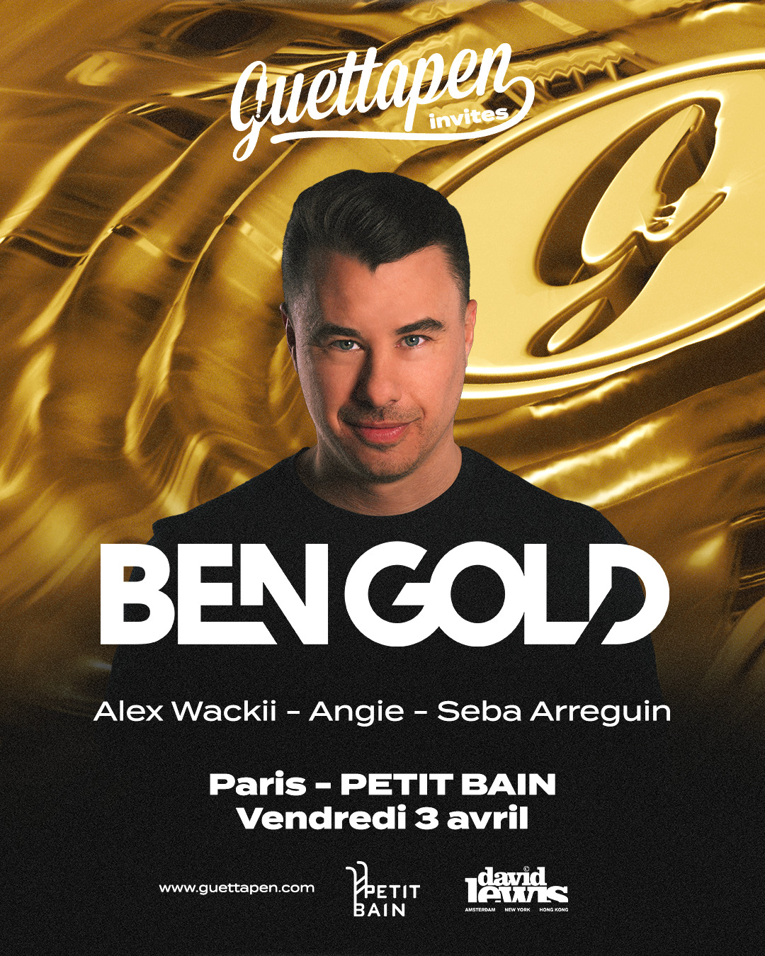 Ben Gold sera notre premier invité de 2026 ce vendredi à Petit Bain