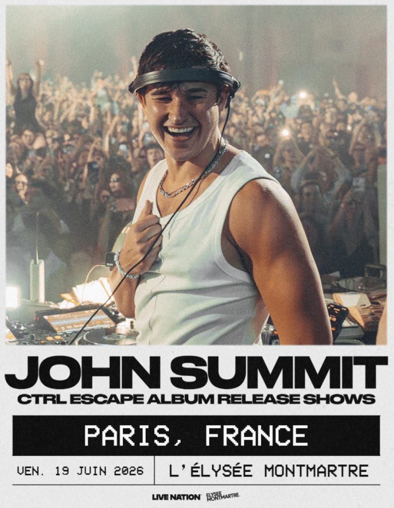 Affiche du show de John Summit à Paris | Source : Livenation