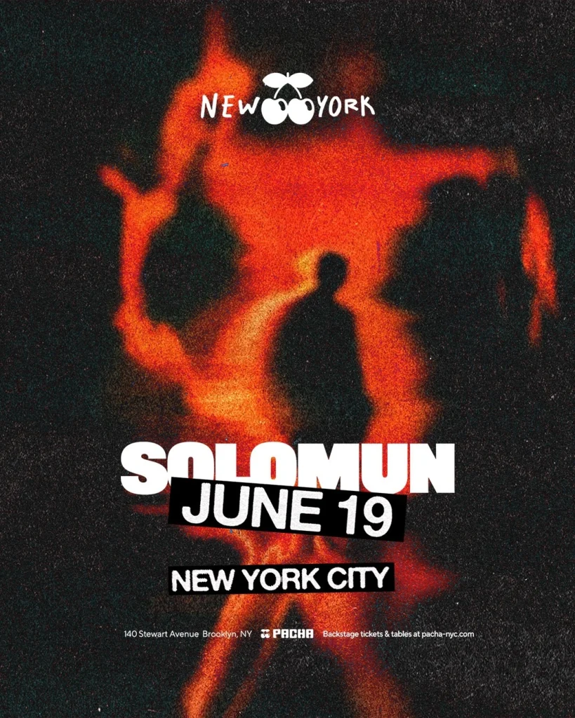 Visuel de la date de Solomun au Pacha New York | Source : Pacha New York