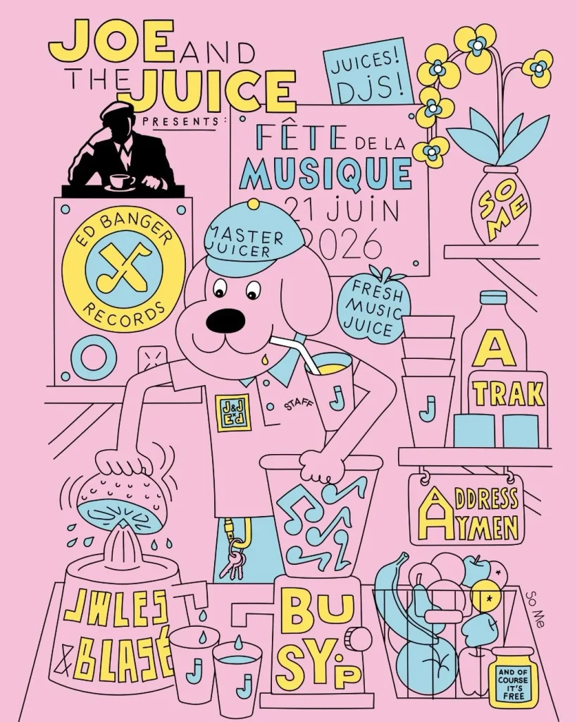 Visuel de l'évènement du 21 juin, Ed Banger Records | Source : Ed Banger Records