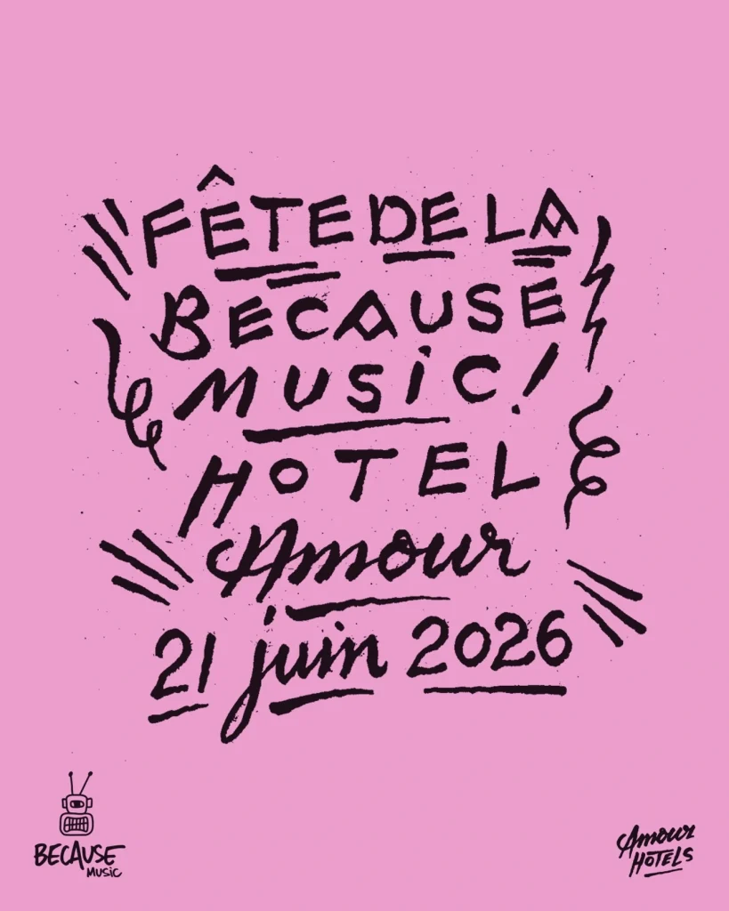 Visuel de l'évènement du 21 juin, Because Music | Source : Because Music