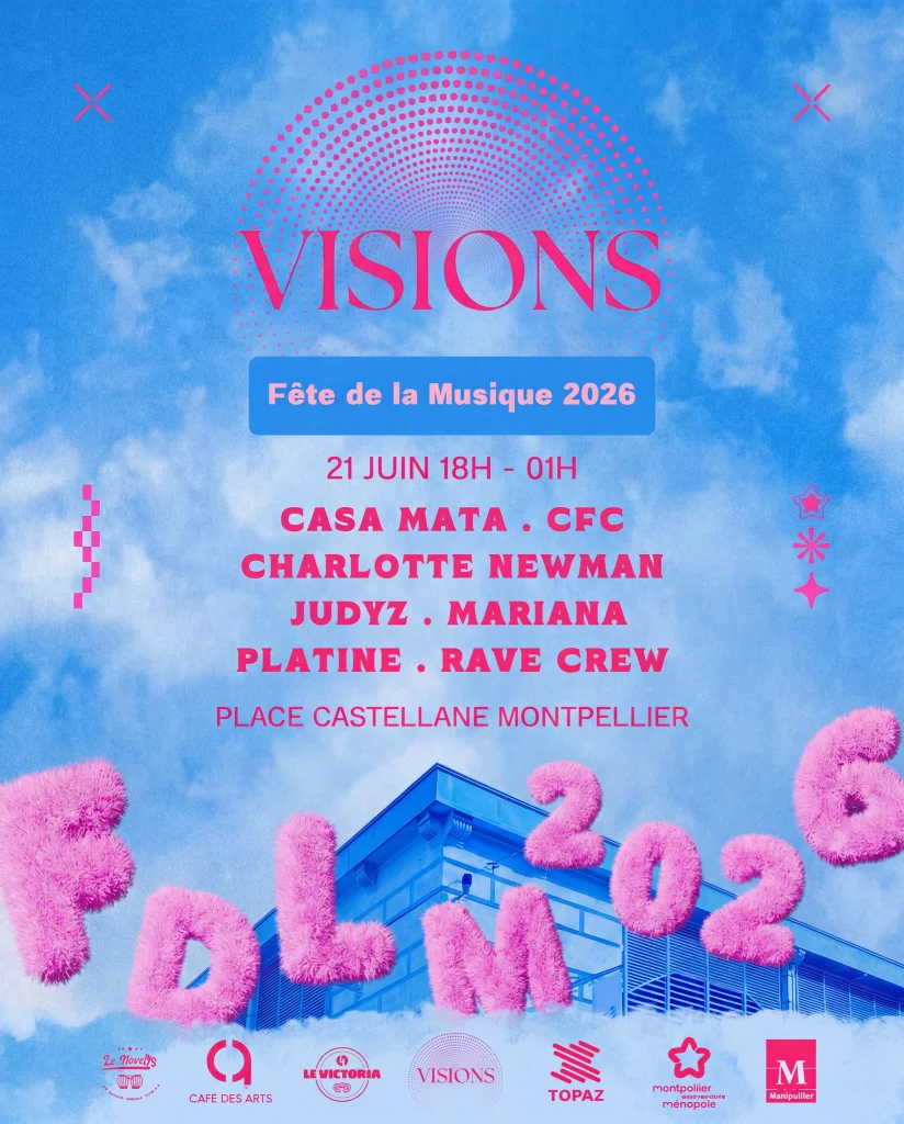 Visuel de l'évènement du 21 juin, Visions | Source : Visions