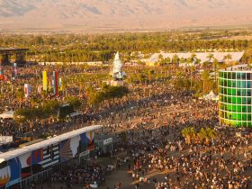 NDIO, CALIFORNIA - APRIL 21: Festival atmosphere at the 2019 Coachella Valley Music And Arts Festival - Weekend 2 on April 21, 2019 in Indio, California. (Photo by Presley Ann/Getty Images for Coachella)