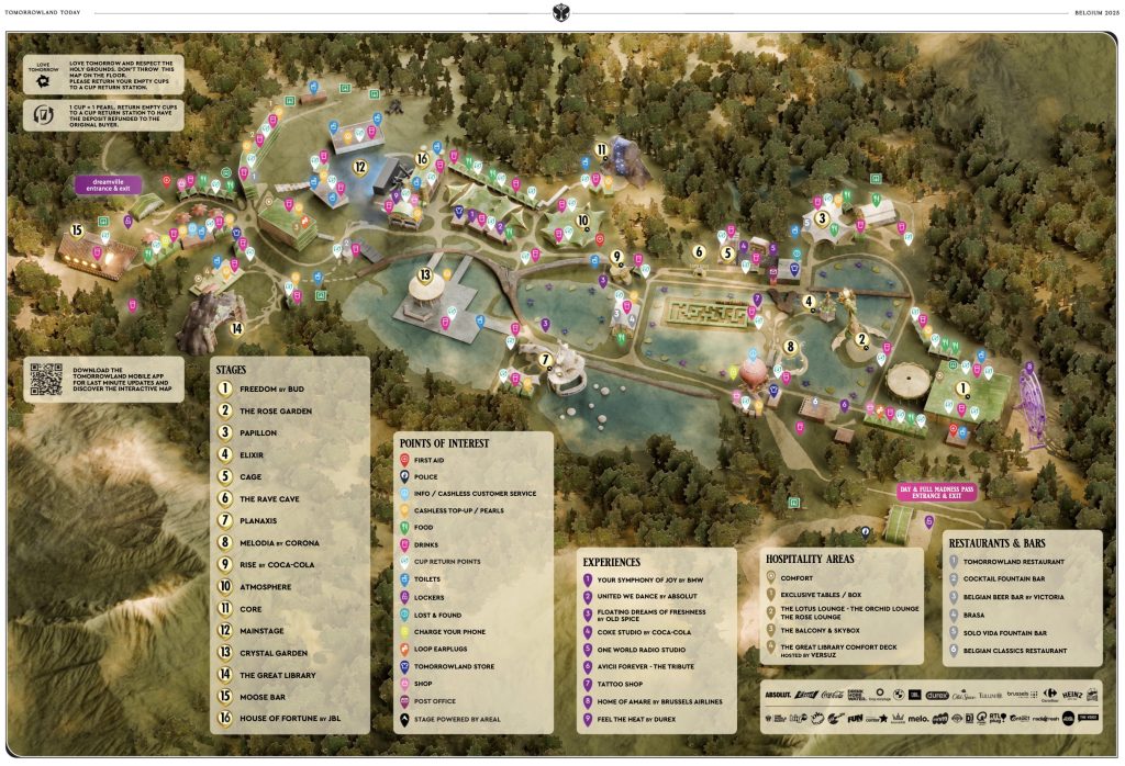 Plan du festival en 2025