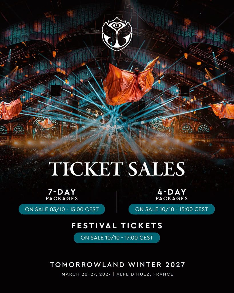 Dates des ventes de Tomorrowland Winter 2027 | Source : Facebook
