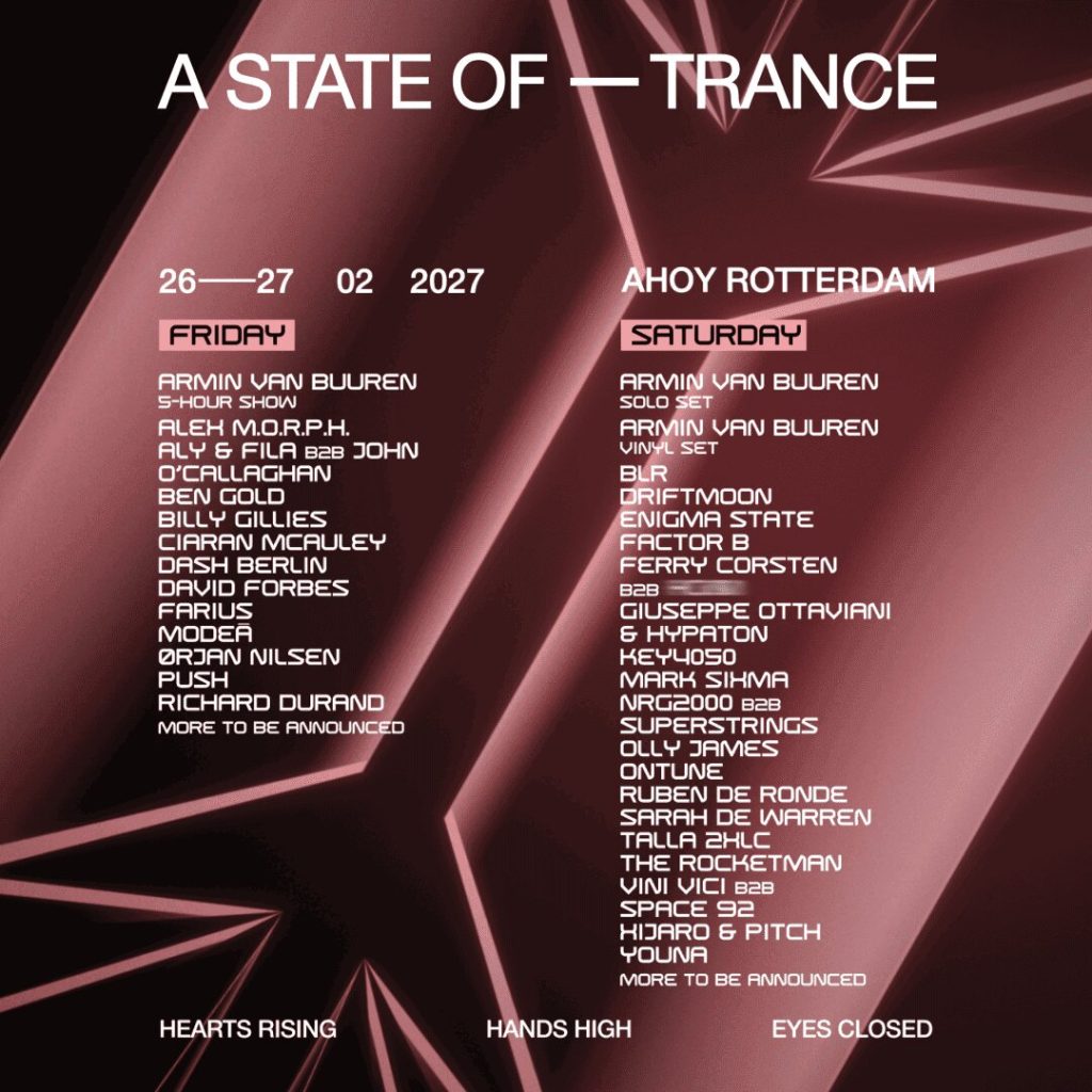 Programmation d'ASOT 2027 / Source : Insomniac