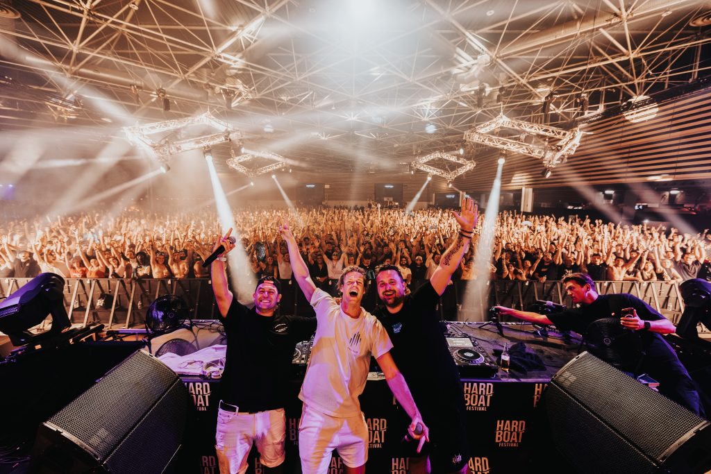 Strike Blood, Act Of Rage & Mc Livid @ Hard Boat 2026. Source : Jordan marchand