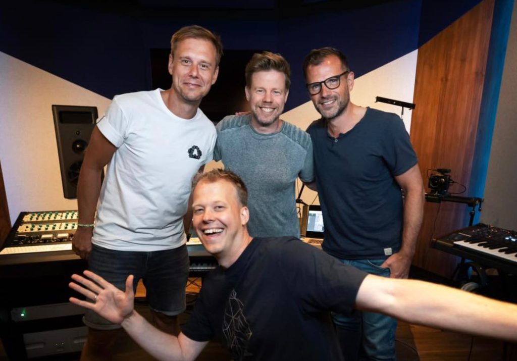 Armin van Buuren, Ferry Corsten, Ruben de Ronde et Benno de Goeij | Source : Facebook