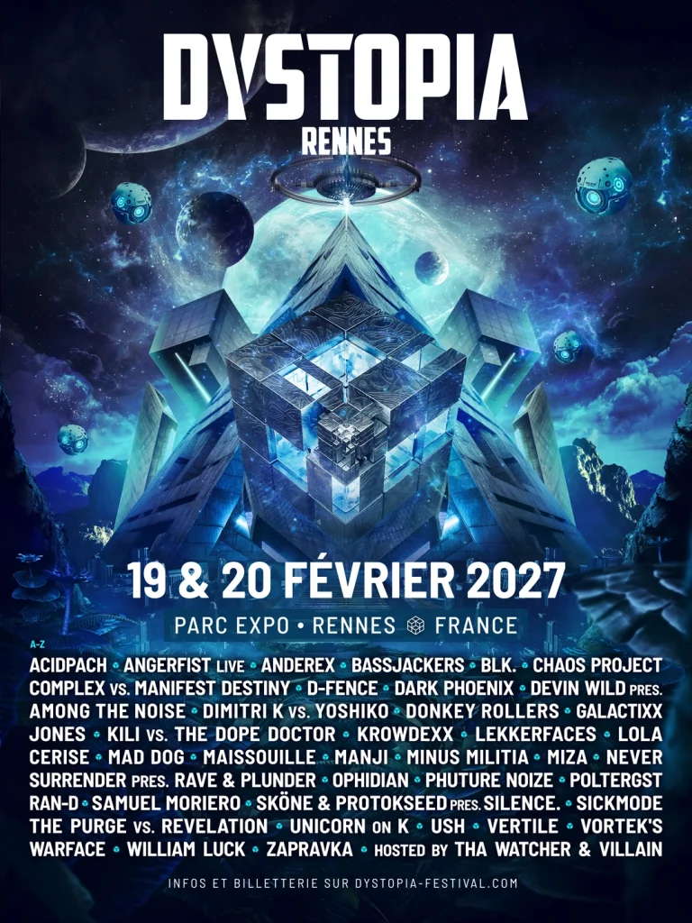 Programmation 2027 de Dystopia Rennes