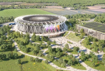 Représentation 3D de la Munich Arena / Source : henn.com